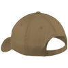 Port & Company Coyote Brown Six-Panel Twill Cap