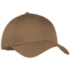 Port & Company Woodland Brown Six-Panel Twill Cap