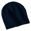 Port Authority Navy 100% Cotton Beanie