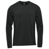 Stormtech Men's Black Montebello Performance Long Sleeve Tee