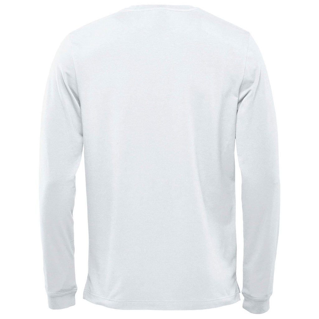 Stormtech Men's White Montebello Performance Long Sleeve Tee