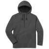 UNRL Men's Heather Charcoal Crossover Half-Zip Hoodie