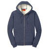 CornerStone Men's Navy Heavyweight Sherpa-Lined Hooded Fleece Jacket