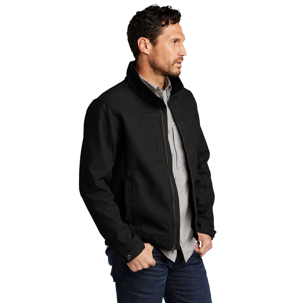 CornerStone Men's Black Duck Bonded Soft Shell Jacket