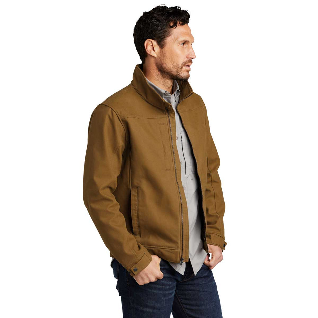 CornerStone Men's Duck Brown Duck Bonded Soft Shell Jacket