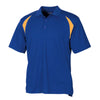 BAW Men's Royal/Gold Colorblock Polo