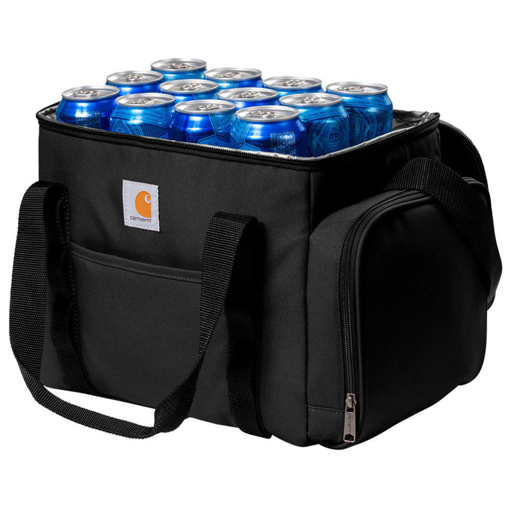 Carhartt Black Duffel 36-Can Cooler