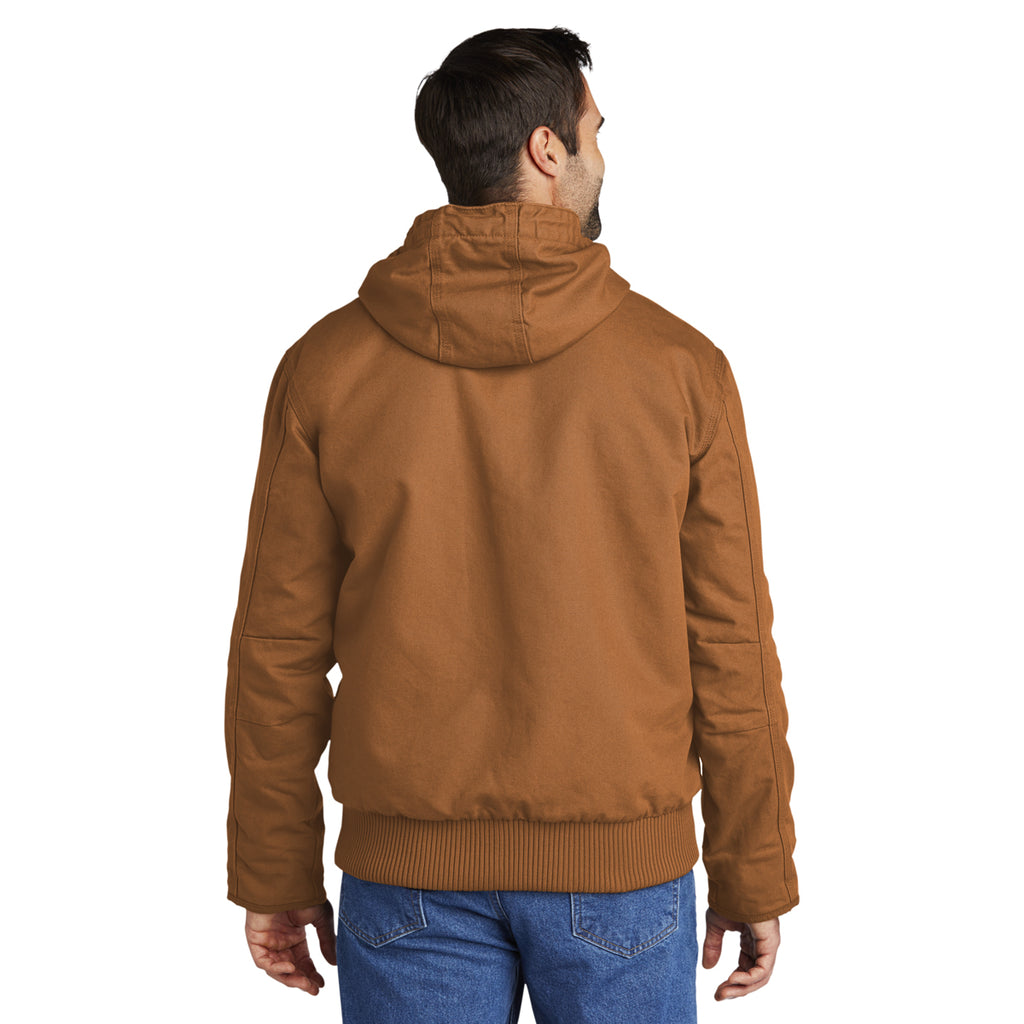 Carhartt Men's Brown Tall Washed Duck Active Jacket