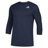 adidas Men's Collegiate Navy Fielder's Choice 2.0 3/4 Baselayer