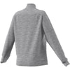 adidas Women's Grey Two Melange Team Issue Quarter Zip