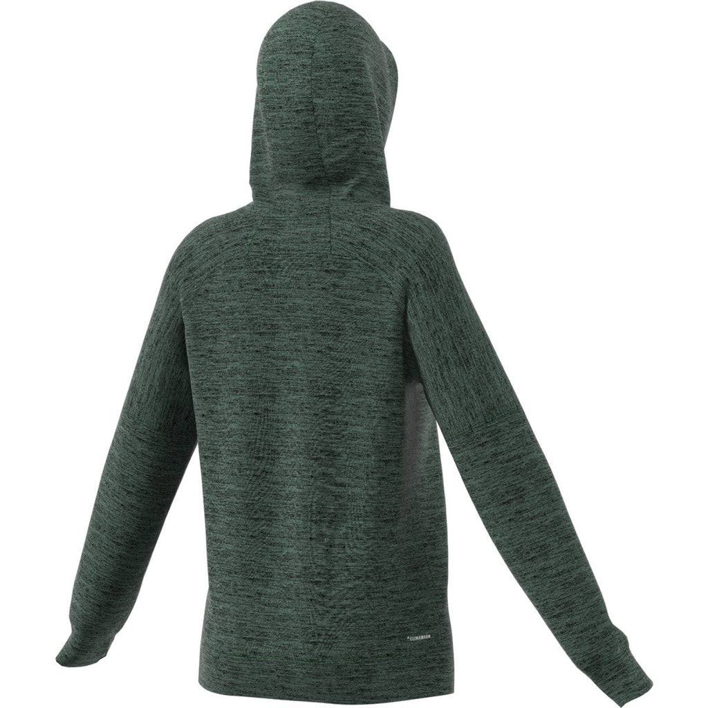 adidas Women's Dark Green Melange Team Issue Pullover