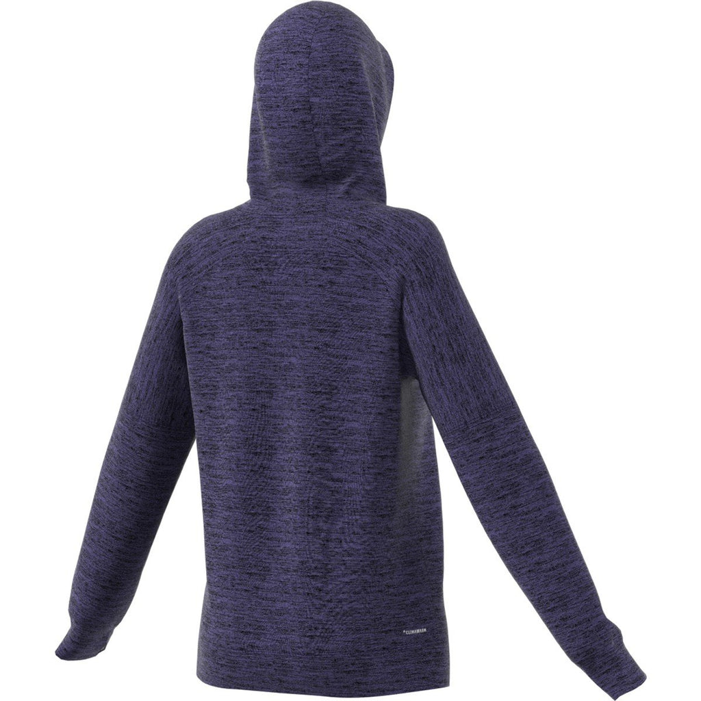 adidas Women's Collegiate Purple Melange Team Issue Pullover