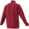 adidas Men's Power Red Melange Team Issue Quarter Zip