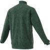 adidas Men's Dark Green Melange Team Issue Quarter Zip