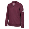 adidas Women's Maroon/White Squad Bomber