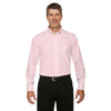 Devon & Jones Men's Pink Crown Collection Solid Oxford