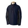 Devon & Jones Men's Navy/Dark Charcoal Soft Shell Colorblock Jacket