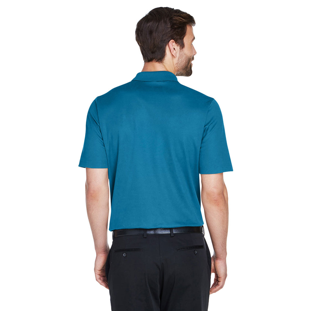 Devon & Jones Men's Dark Teal CrownLux Performance Polo