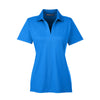 Devon & Jones Women's French Blue CrownLux Performance Polo