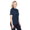 Devon & Jones Women's Navy CrownLux Performance Range Flex Polo