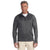 Devon & Jones Men's Dark Grey Heather Stretch Tech-Shell Compass Quarter-Zip