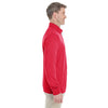 Devon & Jones Men's Red/Navy/Red Drytec 20 Performance Quarter-zip