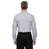 Devon & Jones Men's White/Graphite/Light Grey Crown Collection Glen Plaid