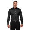 Devon & Jones Men's Black Crown Collection Solid Stretch Twill