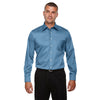 Devon & Jones Men's Slate Blue Crown Collection Solid Stretch Twill