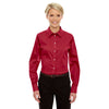 Devon & Jones Women's Red Crown Collection Solid Stretch Twill