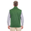 Devon & Jones Men's Forest Heather Newbury Melange Fleece Vest