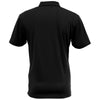 BAW Men's Black Solid Spandex Polo