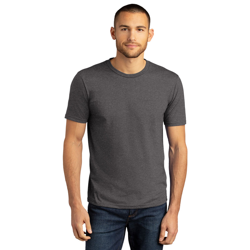 District Men's Heathered Charcoal Perfect Tri DTG Tee