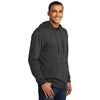 District Men's Heathered Black Lightweight Fleece Hoodie