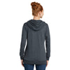 District Women's Heathered Navy Lightweight Fleece Hoodie