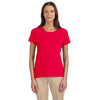 Devon & Jones Women's Red Perfect Fit Shell T-Shirt