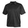 BAW Men's Black Vintage Polo