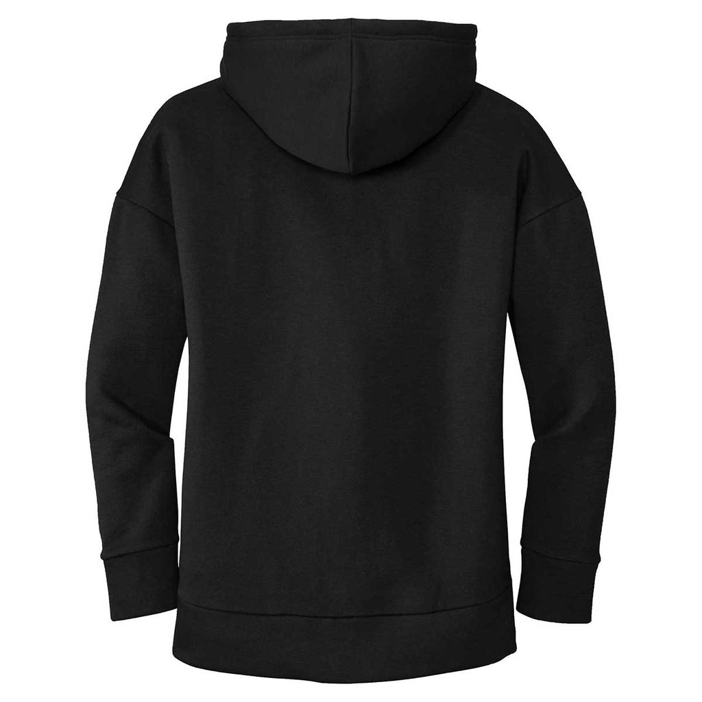 District Women's Jet Black Perfect Weight Fleece Full-Zip Hoodie