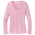 District Women's Wisteria Heather Perfect Tri Long Sleeve V-Neck Tee