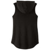 District Women's Black Perfect Tri Sleeveless Hoodie