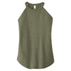 District Women's Military Green Frost Perfect Tri Rocker Tank