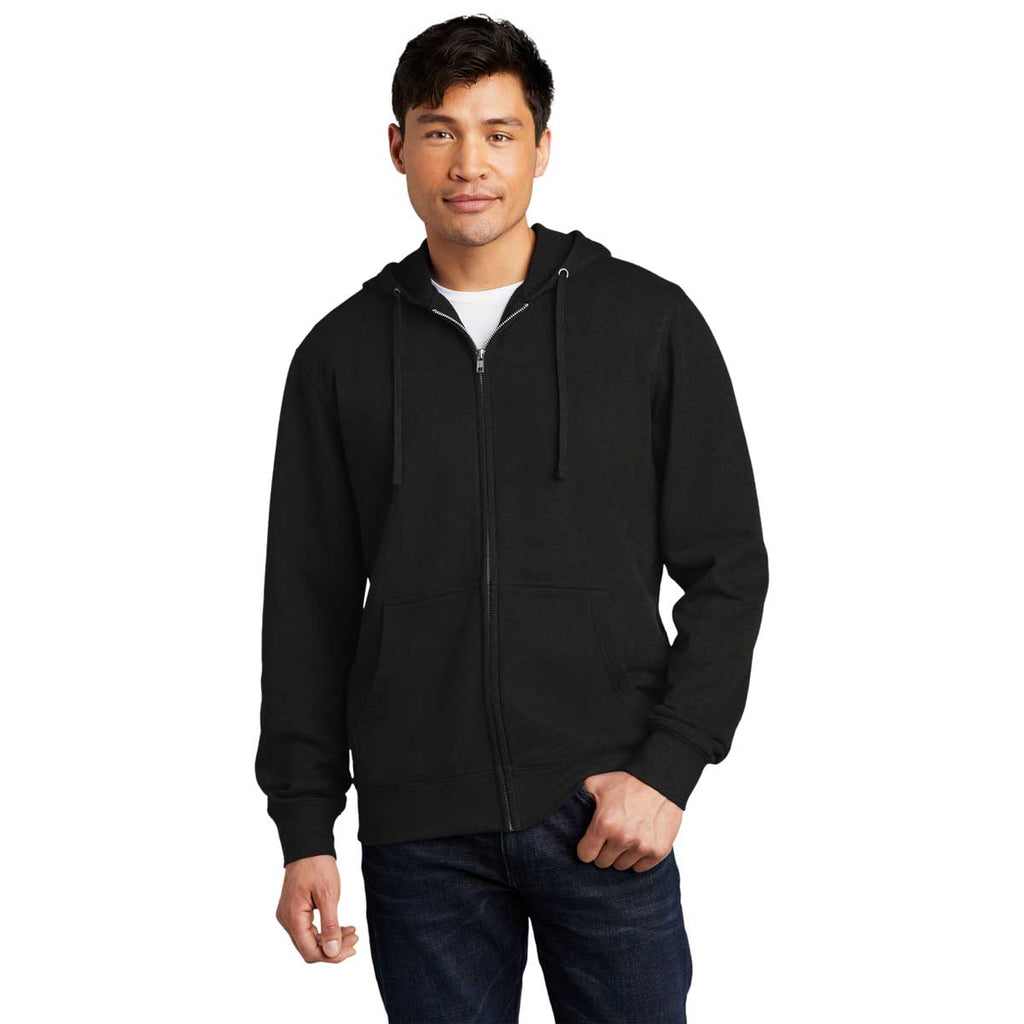 District Men's Black V.I.T. Fleece Full-Zip Hoodie