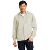 District Men's Oatmeal Heather V.I.T. Fleece Full-Zip Hoodie