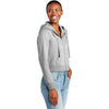 District Women's Light Heather Grey V.I.T. Fleece Full Zip