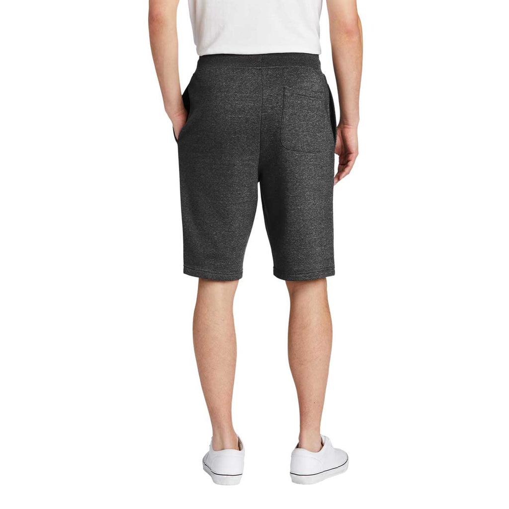 District Men's Heathered Charcoal V.I.T. Fleece Short