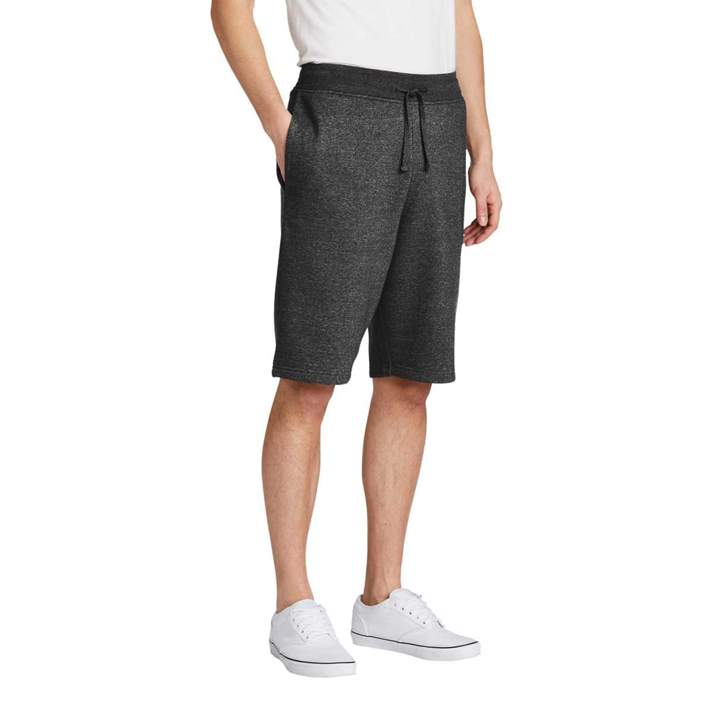 District Men's Heathered Charcoal V.I.T. Fleece Short