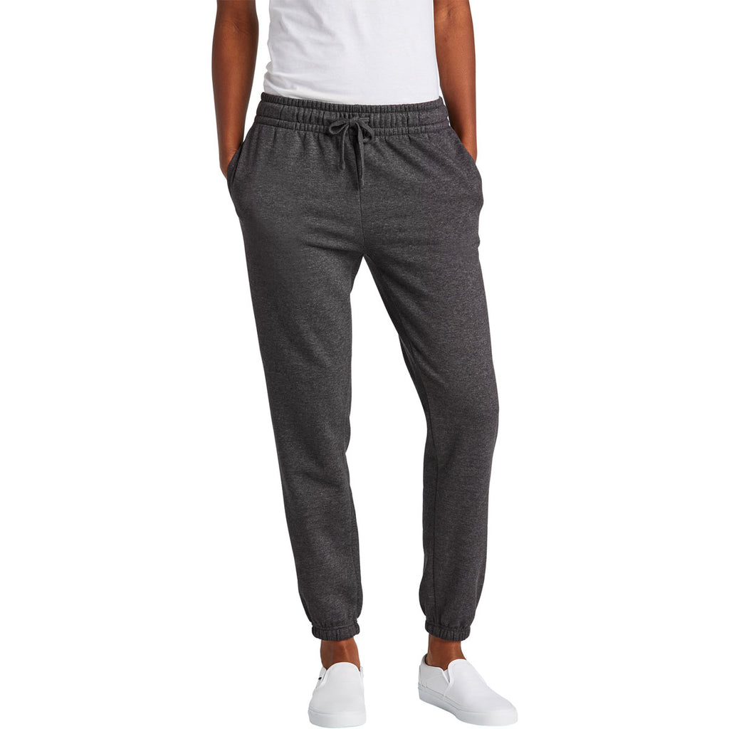 District Women's Heathered Charcoal V.I.T. Fleece Sweatpant