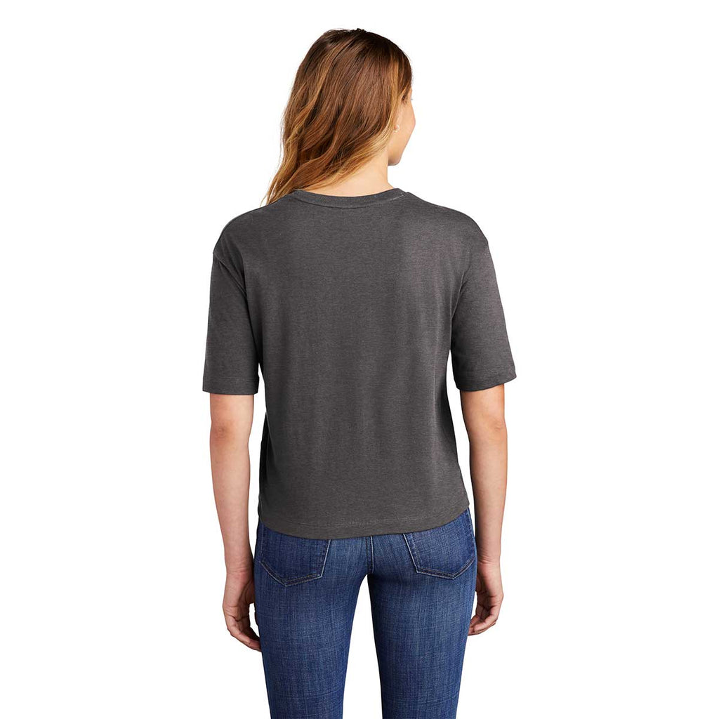 District Women's Heathered Charcoal V.I.T. Boxy Tee