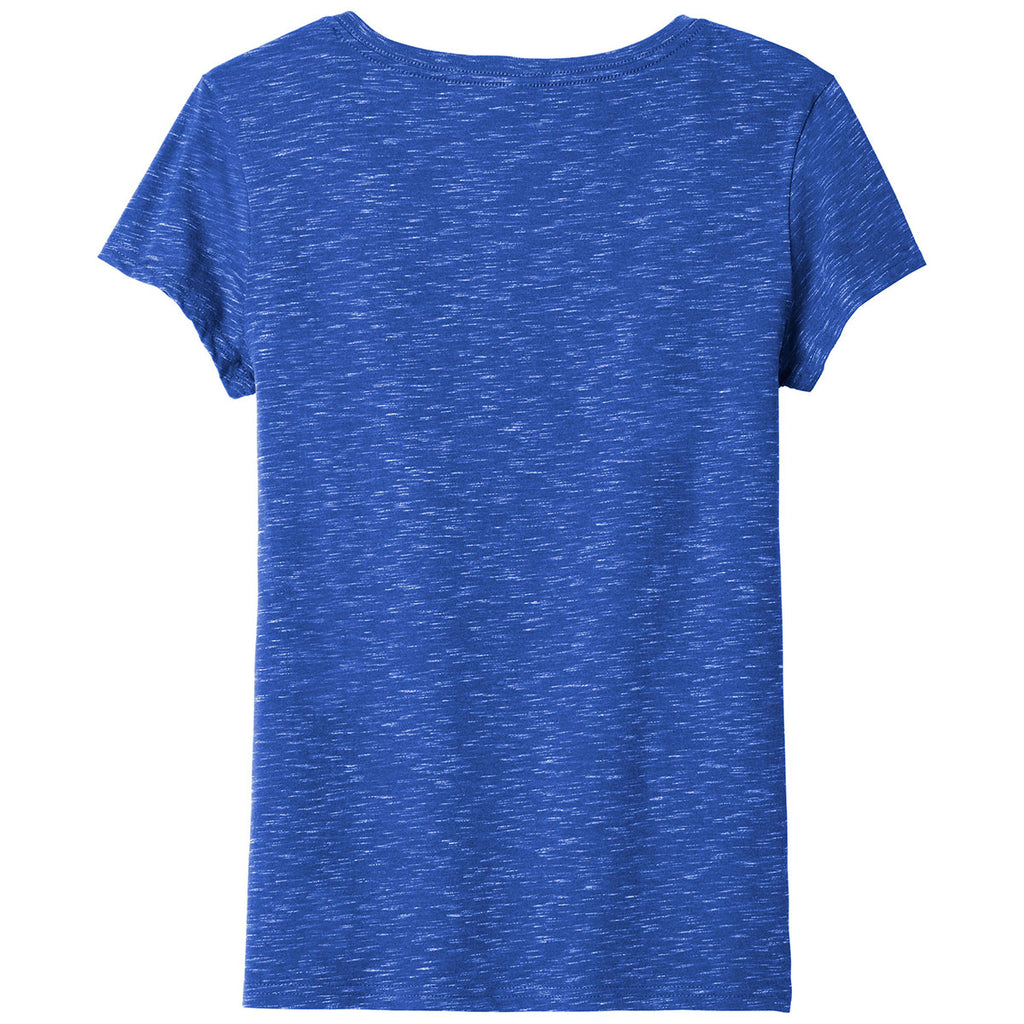 District Women's Deep Royal Medal V-Neck Tee