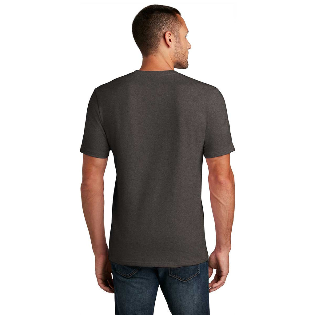 District Men's Heathered Charcoal Flex Tee